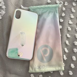 iPhone XS Pearl Iridescent Loopy Case